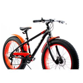 Bicicleta-Fat-Bike-SBK-rod-24-Hunter-y-Recreo-Acero-y-Aluminio-Rojo