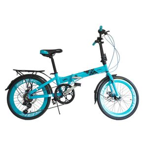 Bicicleta-Plegable-Folding-SBK-Rodado-20-acero-y-aluminio-Turquesa