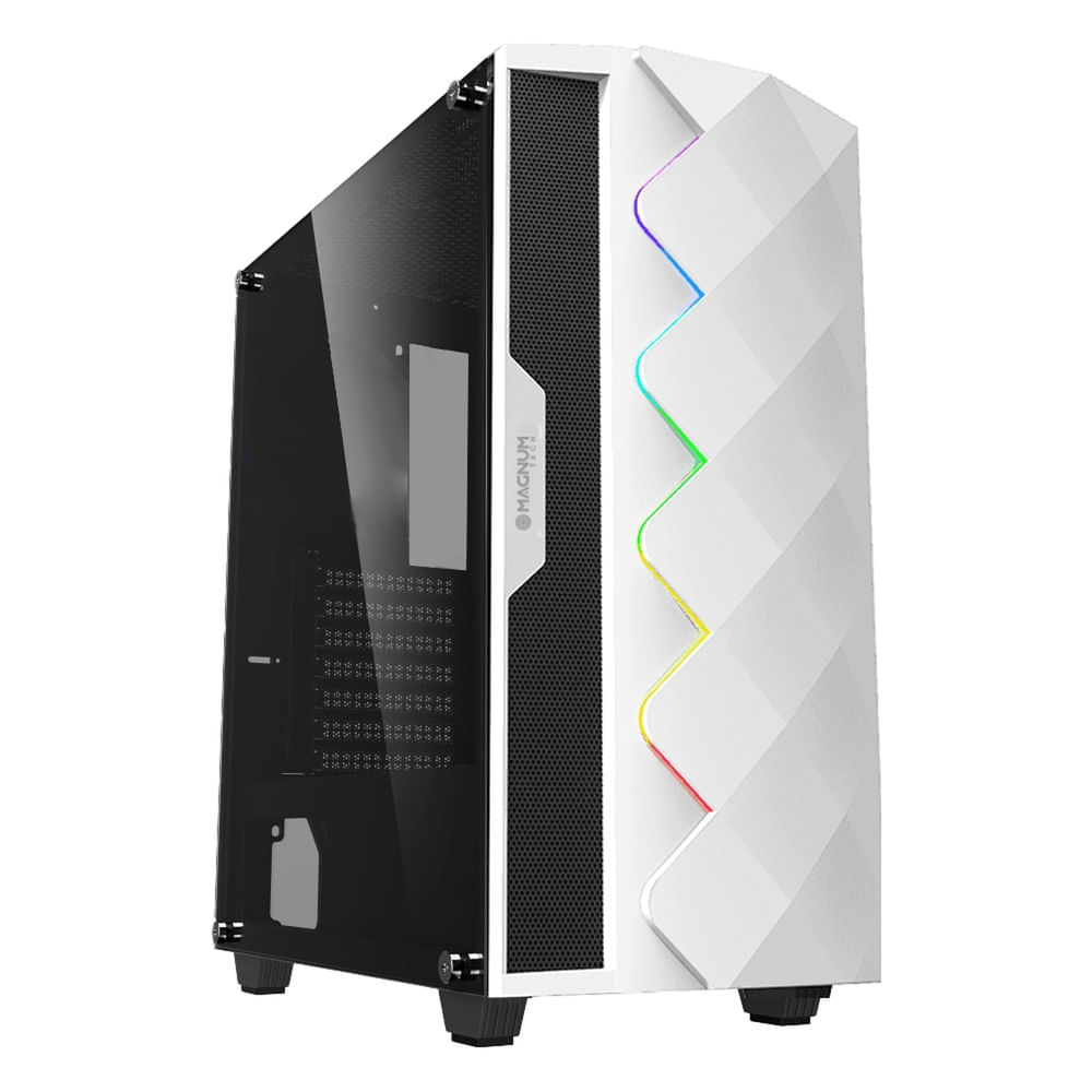 Gabinete MAGNUMTECH GAMER 235GM Blanco Sin Fuente